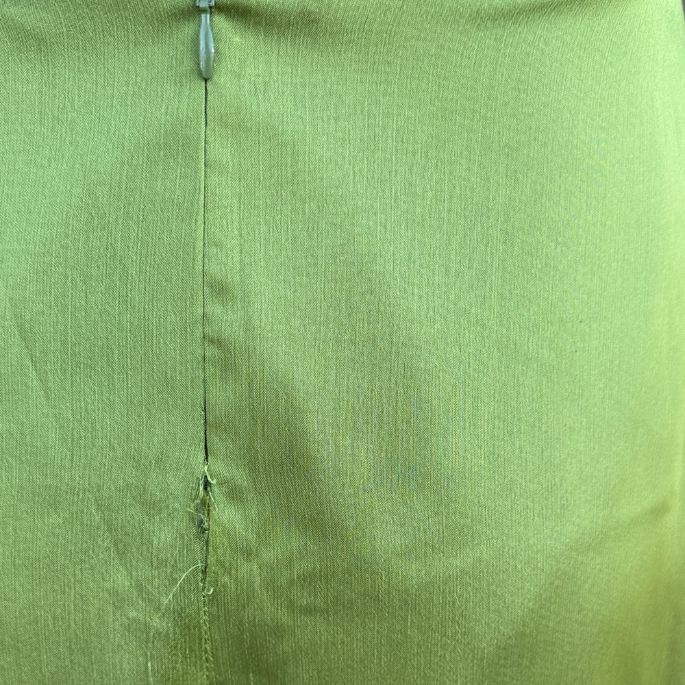 Bari Jay Strapless Lettuce /Lime Green Gown XS - Picture 4 of 9